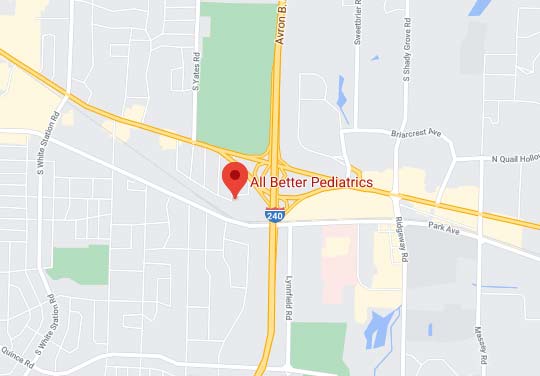 Get Directions to All Better Pediatrics in Memphis, TN Get Directions to All Better Pediatrics in Memphis, TN
